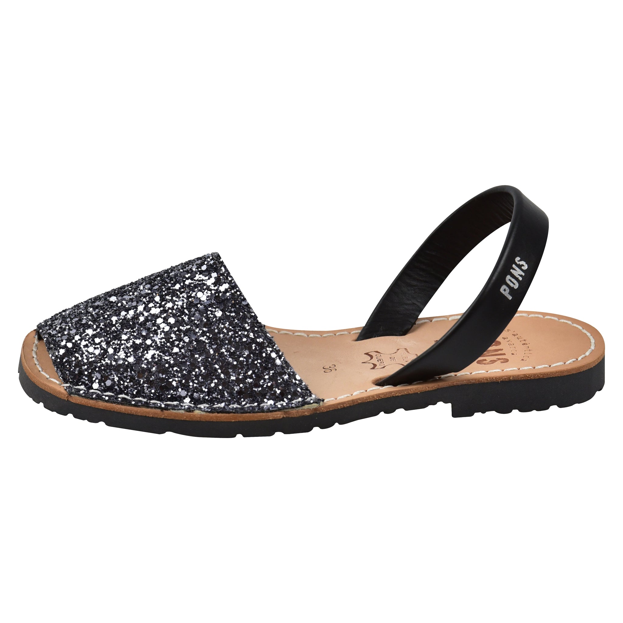 510 Glitter Gris N.Negro