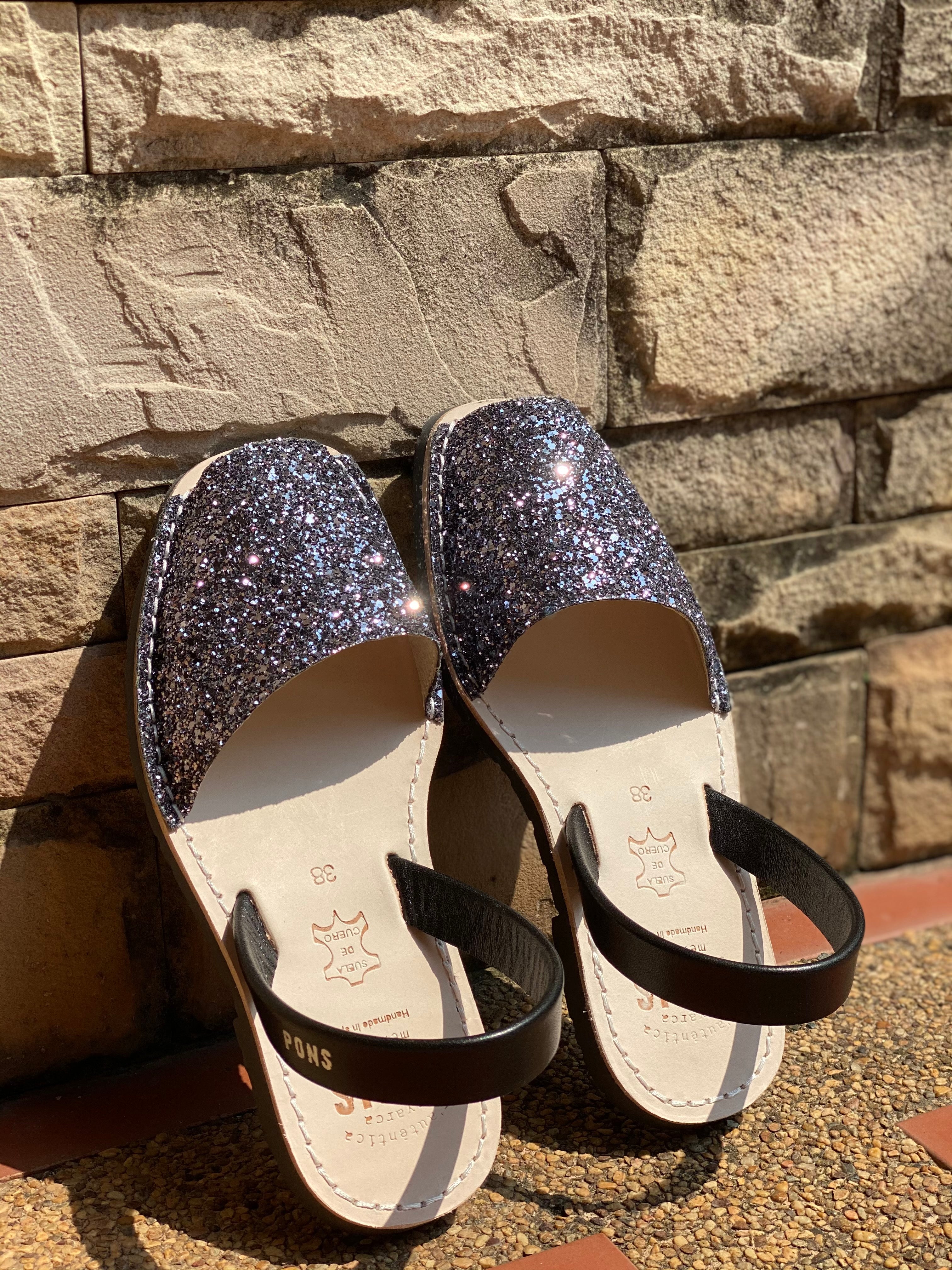 510 Glitter Gris N.Negro