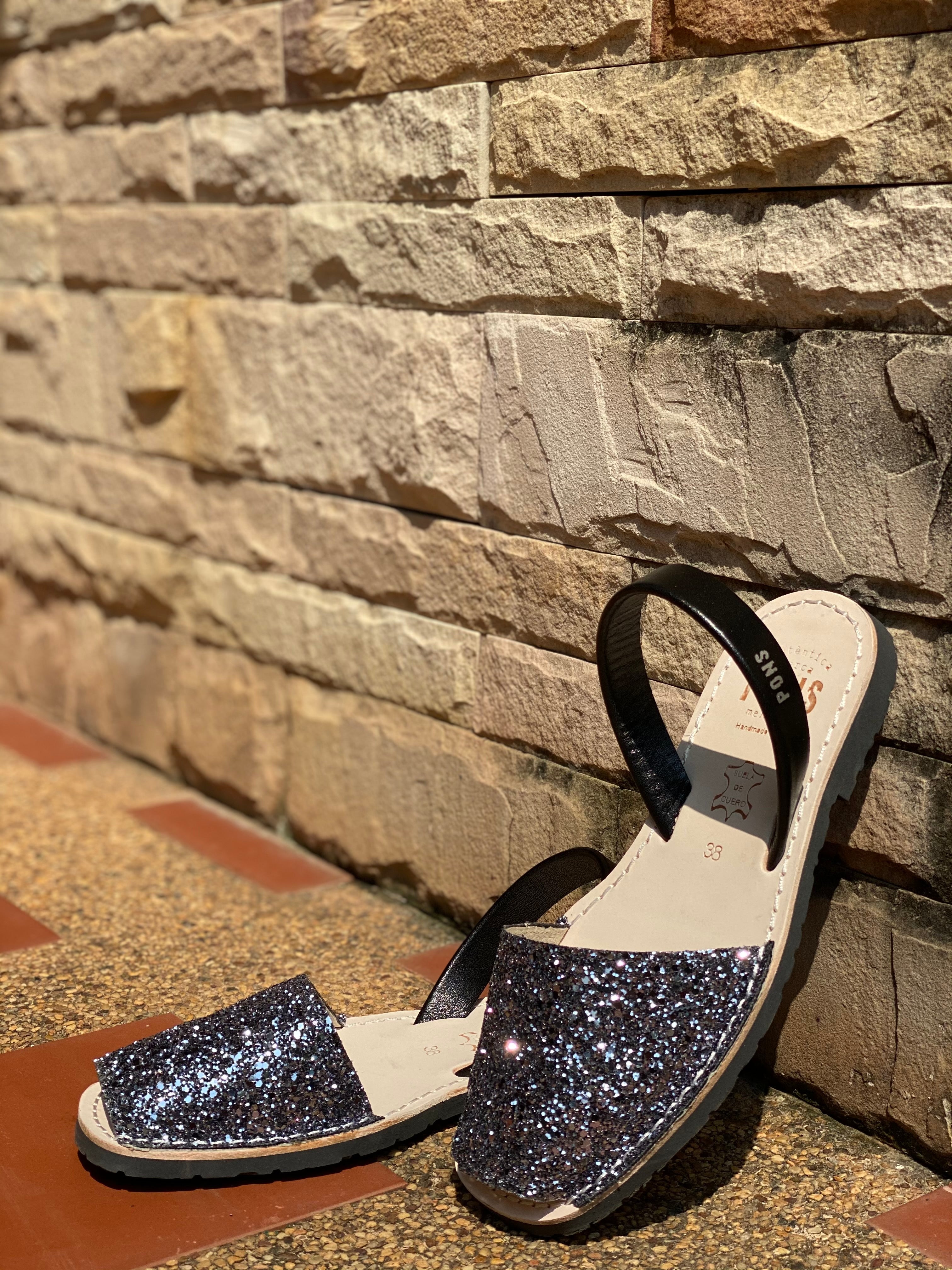 510 Glitter Gris N.Negro